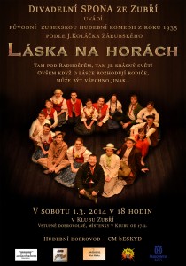 Plakát Láska na horách 2014