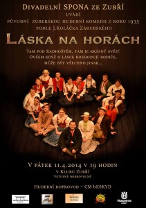 Plakát Láska na horách duben 2014