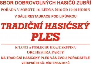 hasici ples 2016