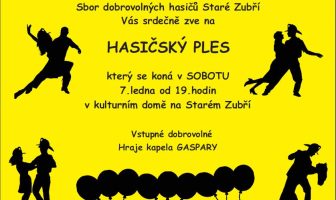 Hasičský ples na Starém Zubří 2017