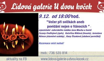 Večer při svíčkách aneb povídání nejen o Vánocích