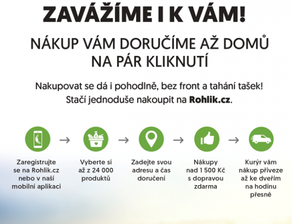Rohlík.cz vstupuje do Zubří s božími potravinami a exkluzivními výhodami online nákupu!