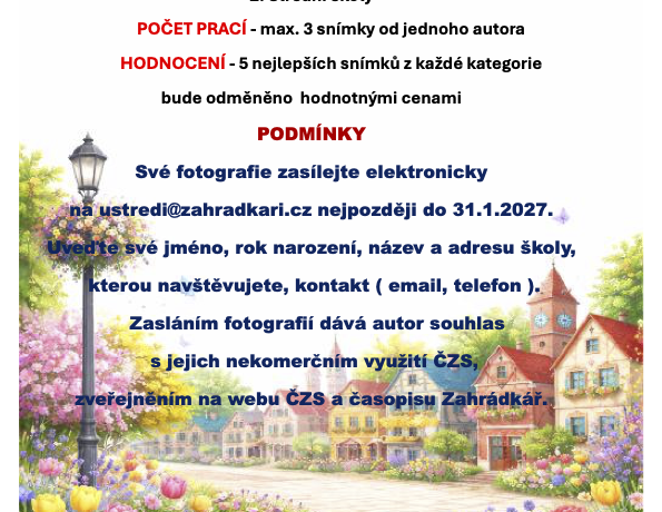 Fotografická soutěž pro základní a střední školy