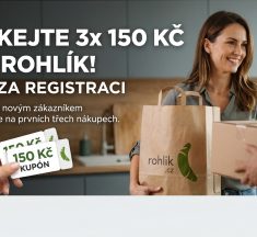 Reklama: Získejte slevu 450 Kč na vaše první nákupy na Rohlíku!