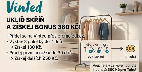 Reklama: Přetéká ti skříň? Zbav se nenošeného oblečení a získej 380 Kč na ruku jako bonus!